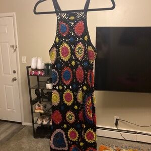 Knit flower dress